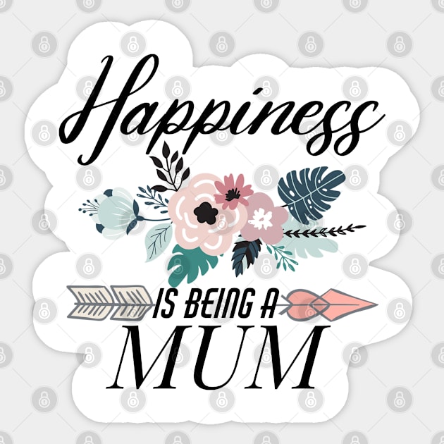Happiness is being a mum Sticker by Design stars 5